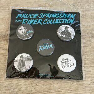 Bruce Springsteen The River Collection Button Pin Set 2016 Thrill Hill USA Made